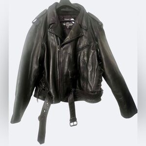 Genuine Leather Men’s Motorcycle Jacket